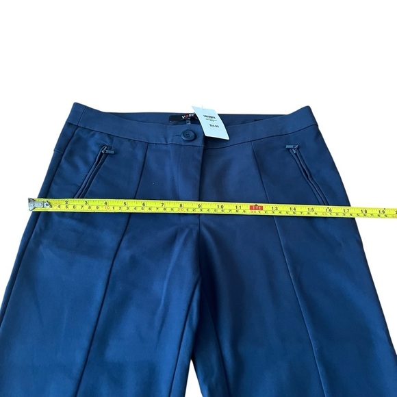 Yest Navy Blue Dress Pants Size 8 | Modern Trousers with Zip Pockets NWT - Picture 7 of 11